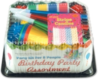 Birthday Party Supplies: Birthday Party Asst for 8